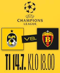 Boksi / UEFA Champions League 1st qualifying round: KUPS - FK Vardar
